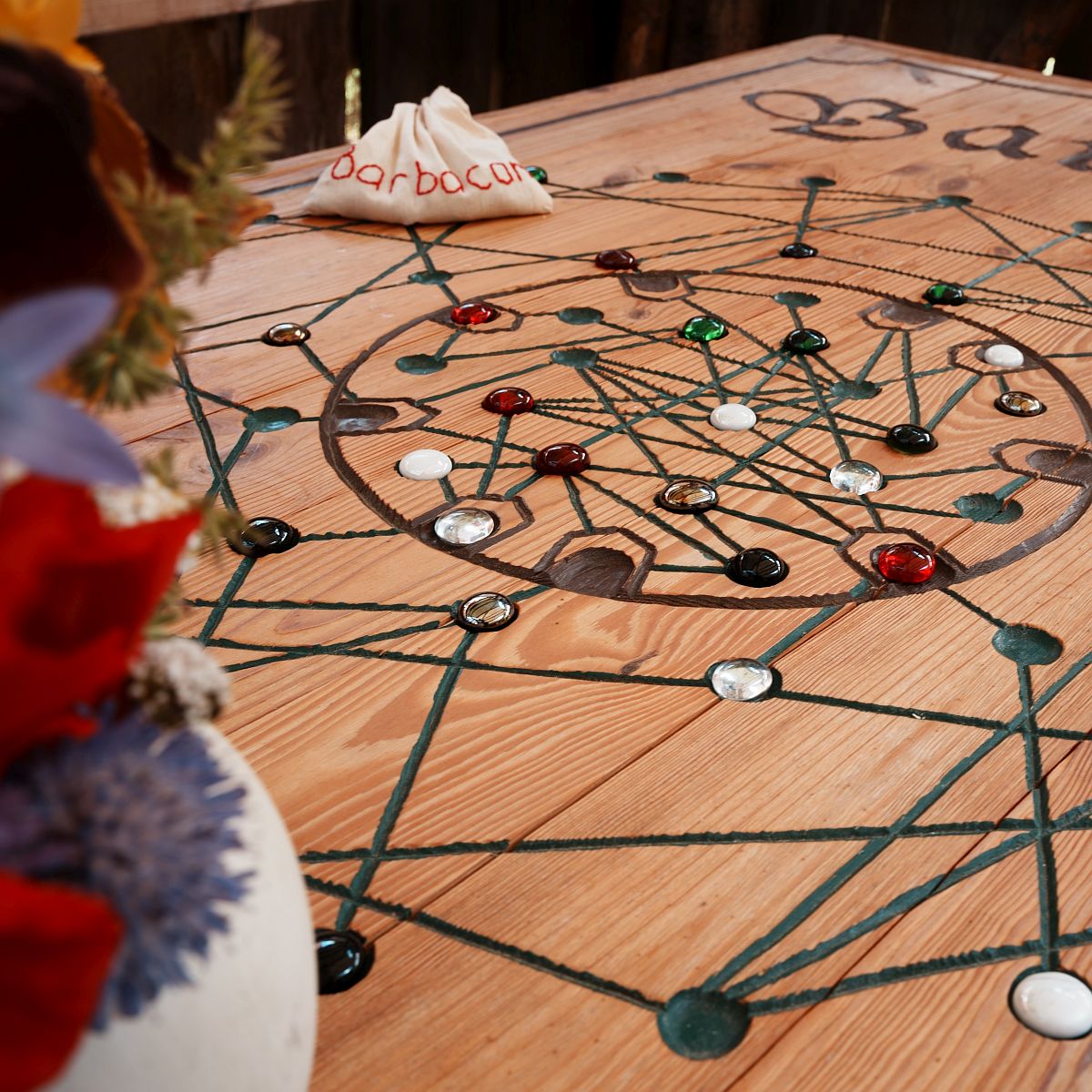 Historische Brettspiele wie das Barbacan gibt es viele in der Spielerspelunke